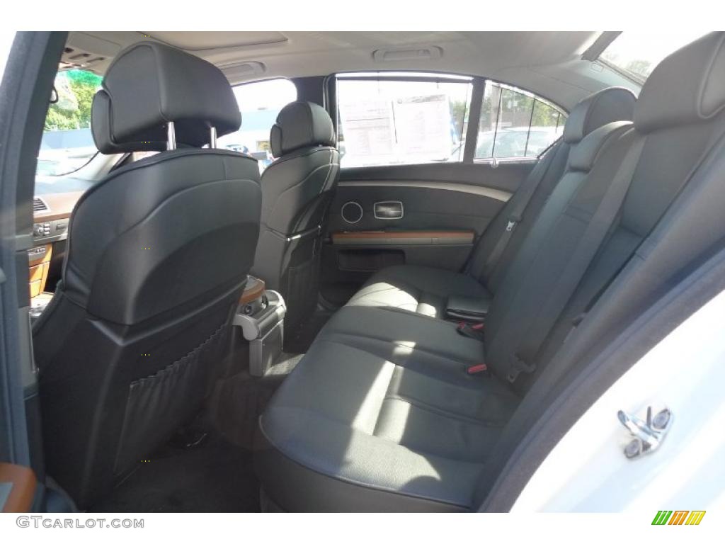 2008 7 Series 750i Sedan - Alpine White / Black photo #30