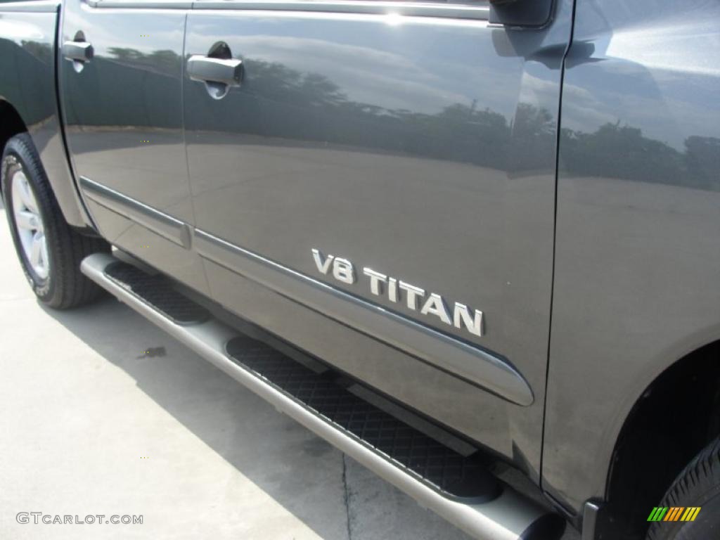2008 Titan XE Crew Cab - Smoke Gray / Charcoal photo #19