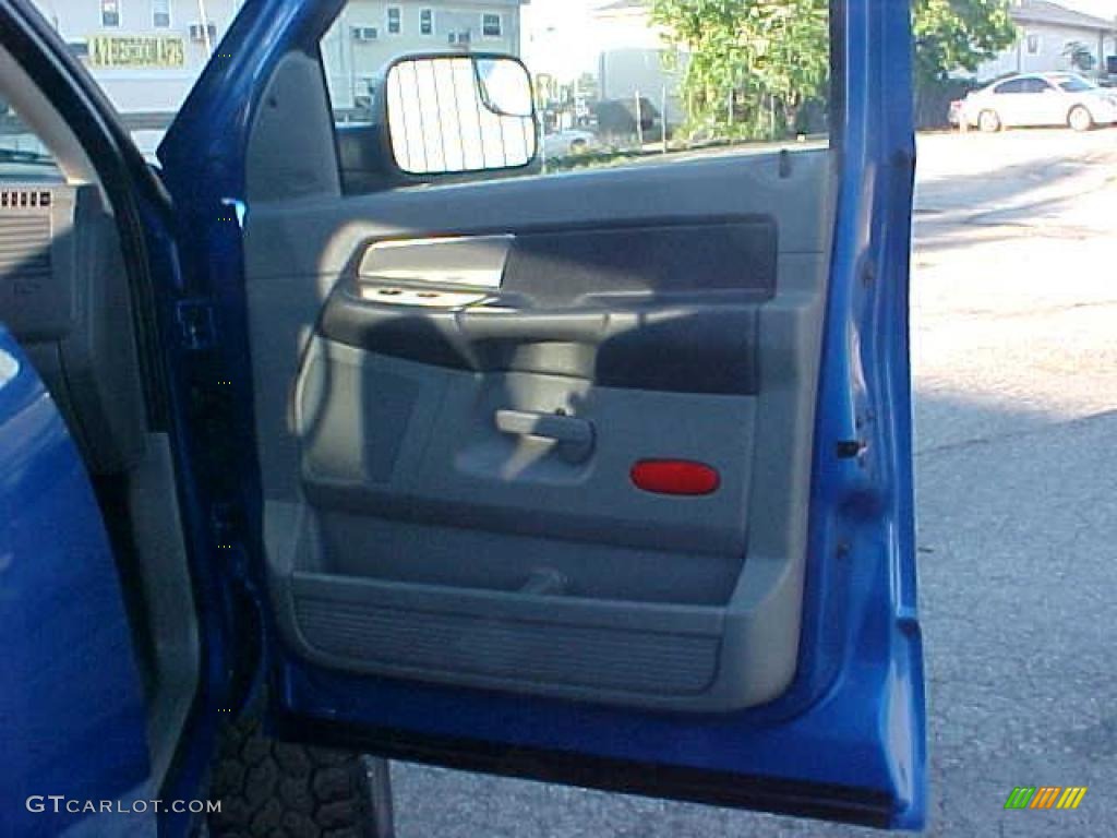 2007 Ram 1500 SLT Mega Cab 4x4 - Electric Blue Pearl / Medium Slate Gray photo #9