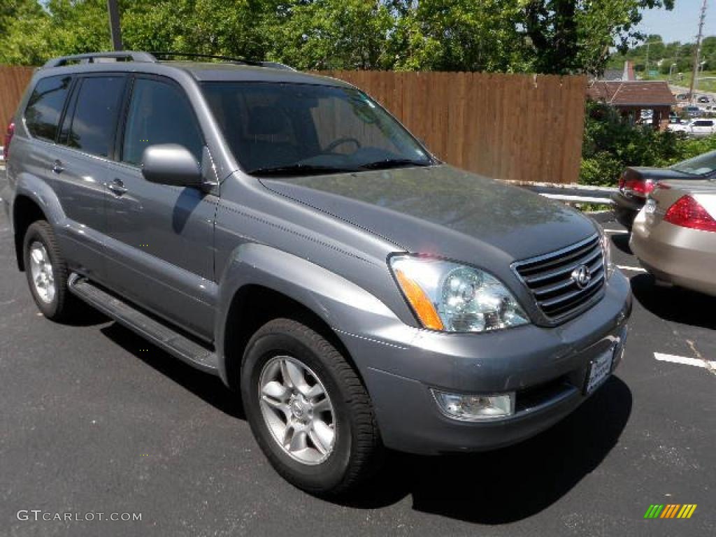 2007 GX 470 - Ash Blue Mica / Dark Gray photo #7