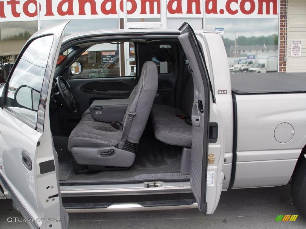 2001 Ram 1500 SLT Club Cab - Bright Silver Metallic / Agate photo #15