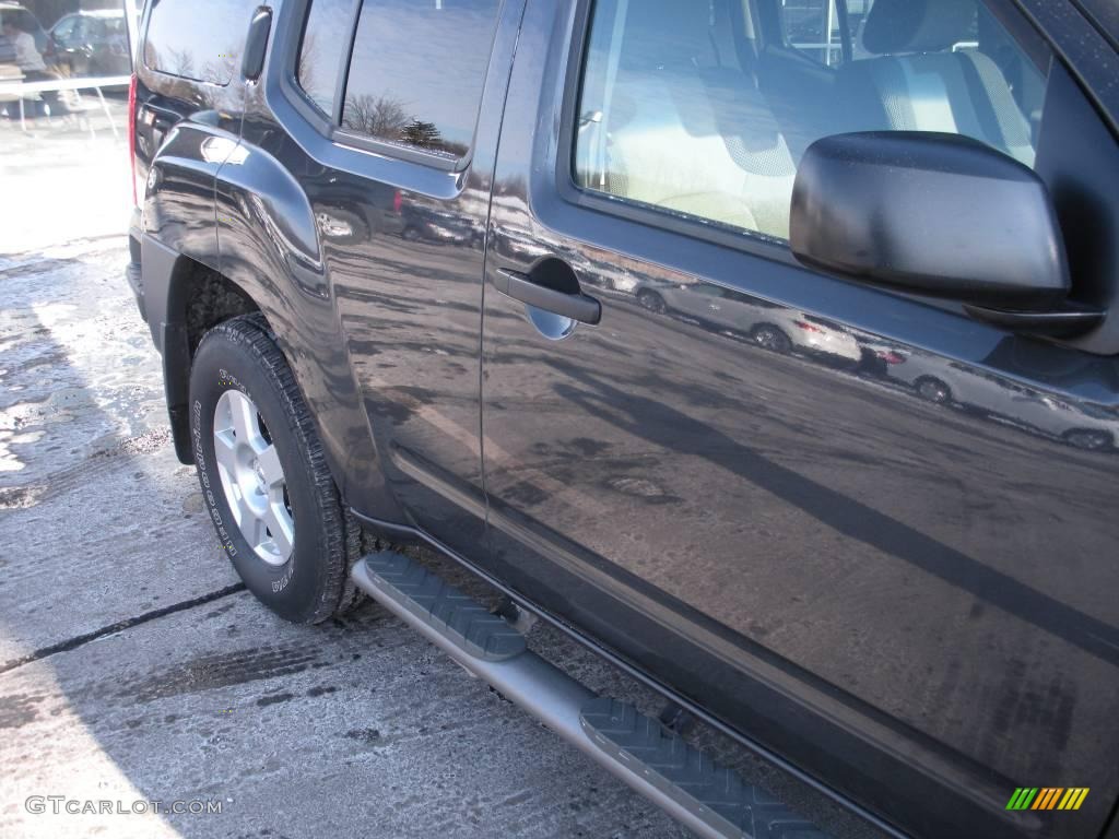 2008 Xterra S 4x4 - Night Armor Dark Gray / Steel/Graphite photo #5