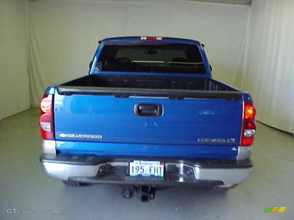 2003 Silverado 1500 LS Extended Cab - Arrival Blue Metallic / Dark Charcoal photo #16