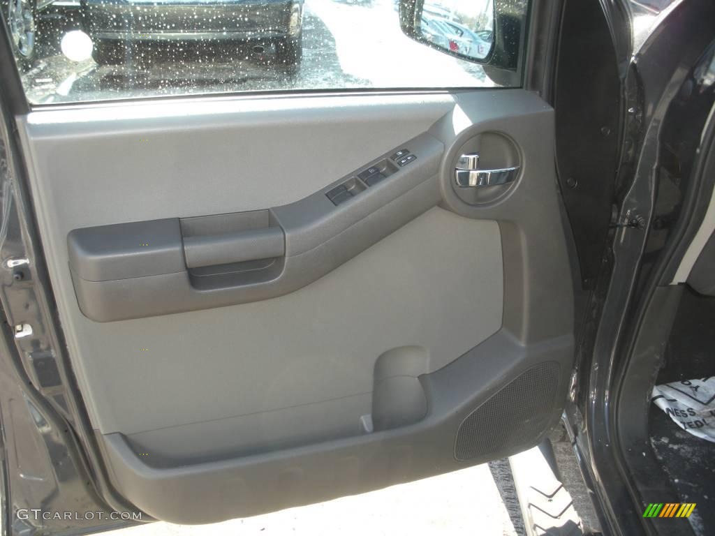 2008 Xterra S 4x4 - Night Armor Dark Gray / Steel/Graphite photo #14