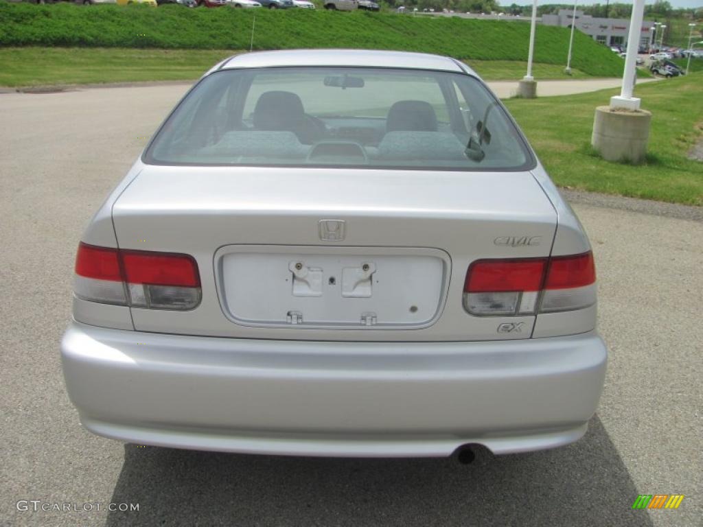 1999 Civic EX Coupe - Vogue Silver Metallic / Dark Gray photo #4