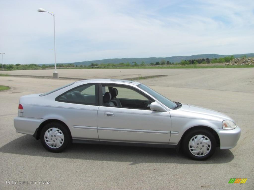 1999 Civic EX Coupe - Vogue Silver Metallic / Dark Gray photo #5