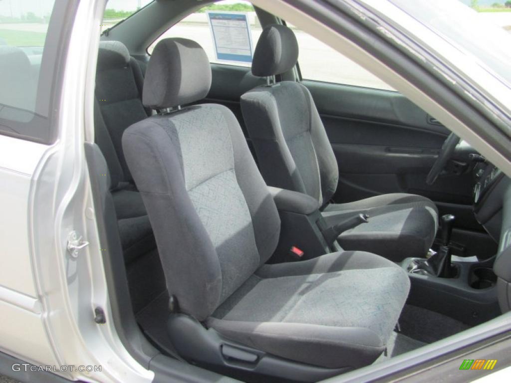 1999 Civic EX Coupe - Vogue Silver Metallic / Dark Gray photo #6