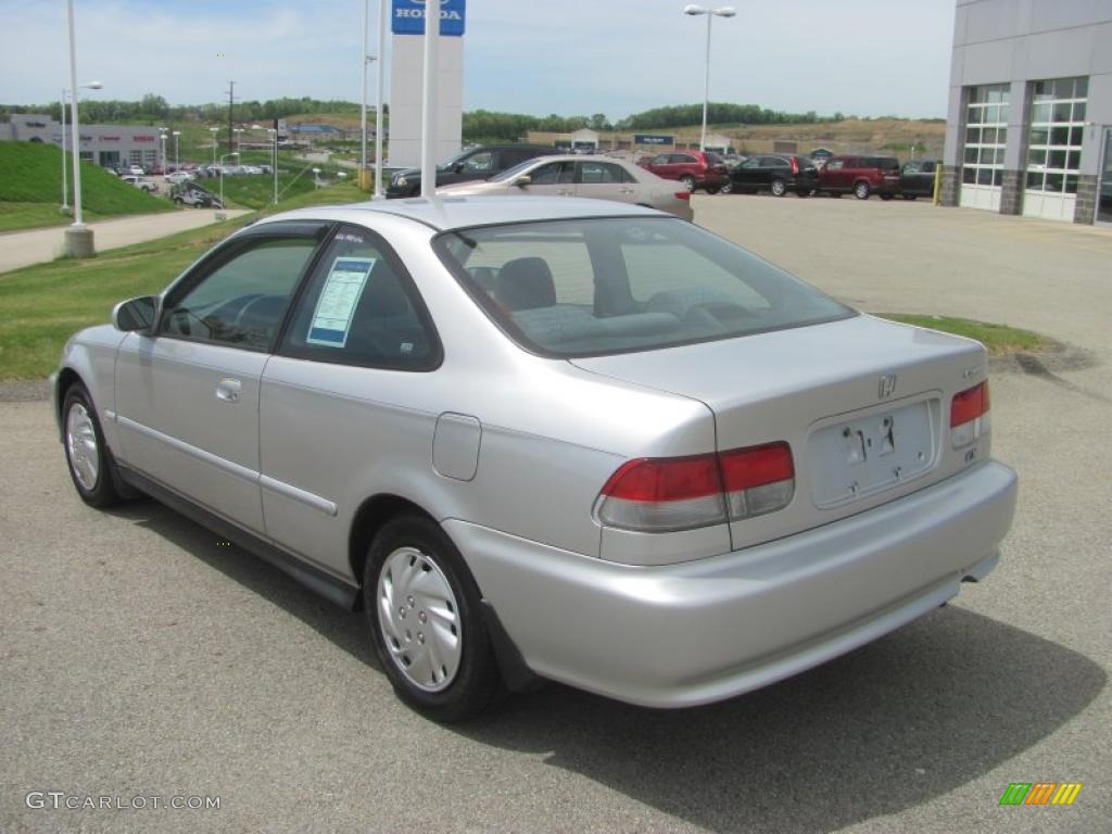 1999 Civic EX Coupe - Vogue Silver Metallic / Dark Gray photo #10