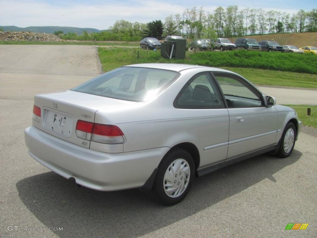 1999 Civic EX Coupe - Vogue Silver Metallic / Dark Gray photo #11