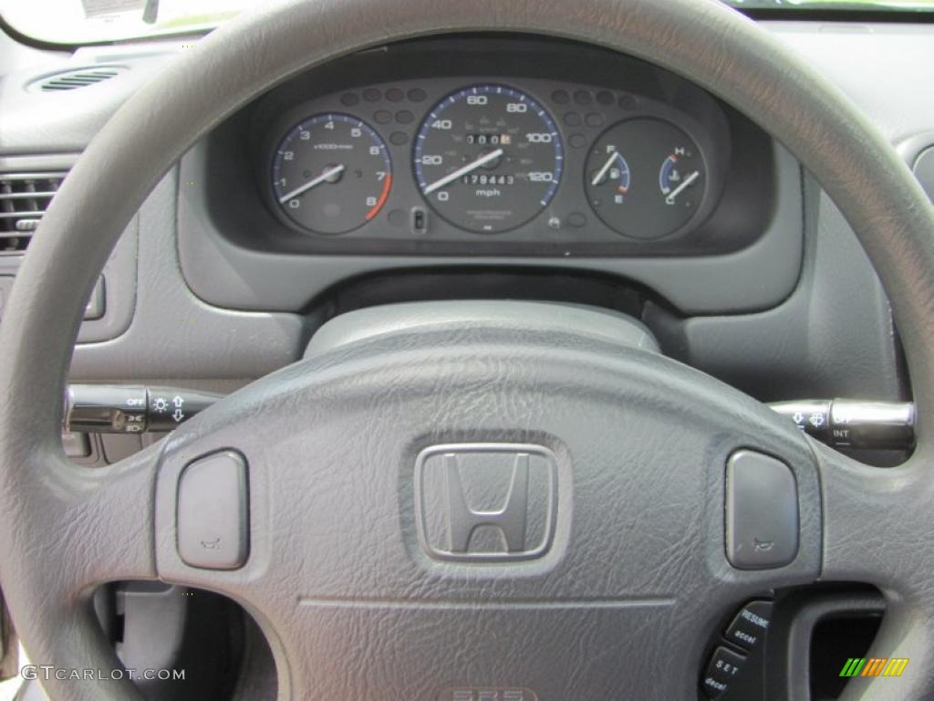 1999 Civic EX Coupe - Vogue Silver Metallic / Dark Gray photo #17