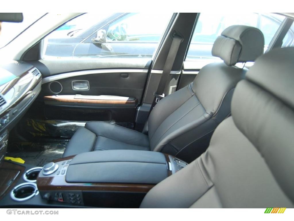 2008 7 Series 750i Sedan - Alpine White / Black photo #4