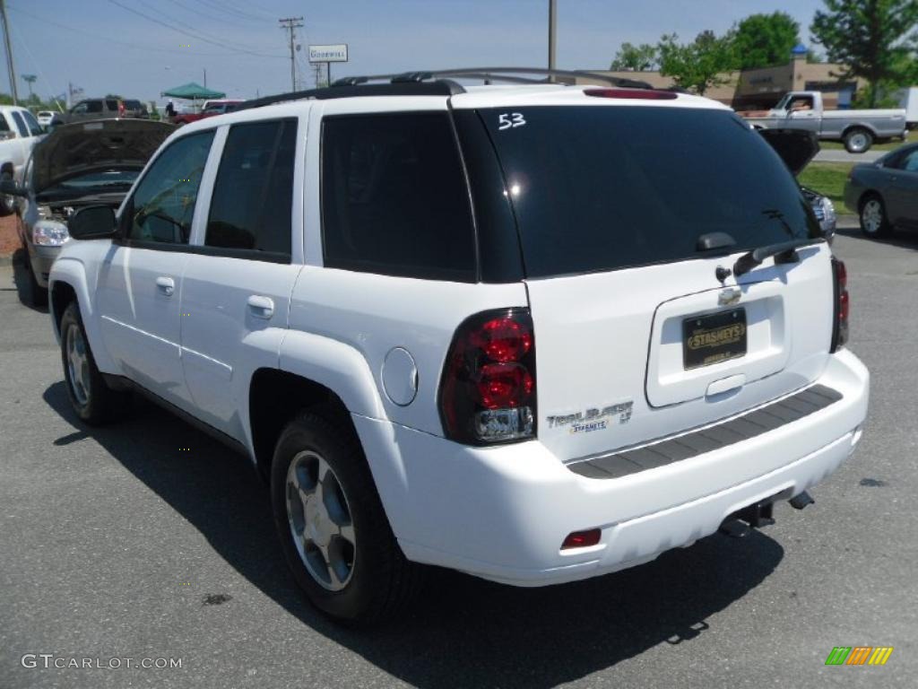 2008 TrailBlazer LT - Summit White / Light Gray photo #2