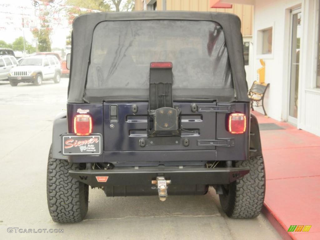 1998 Wrangler Sport 4x4 - Deep Amethyst Pearl / Gray photo #2