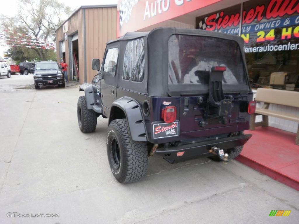 1998 Wrangler Sport 4x4 - Deep Amethyst Pearl / Gray photo #9