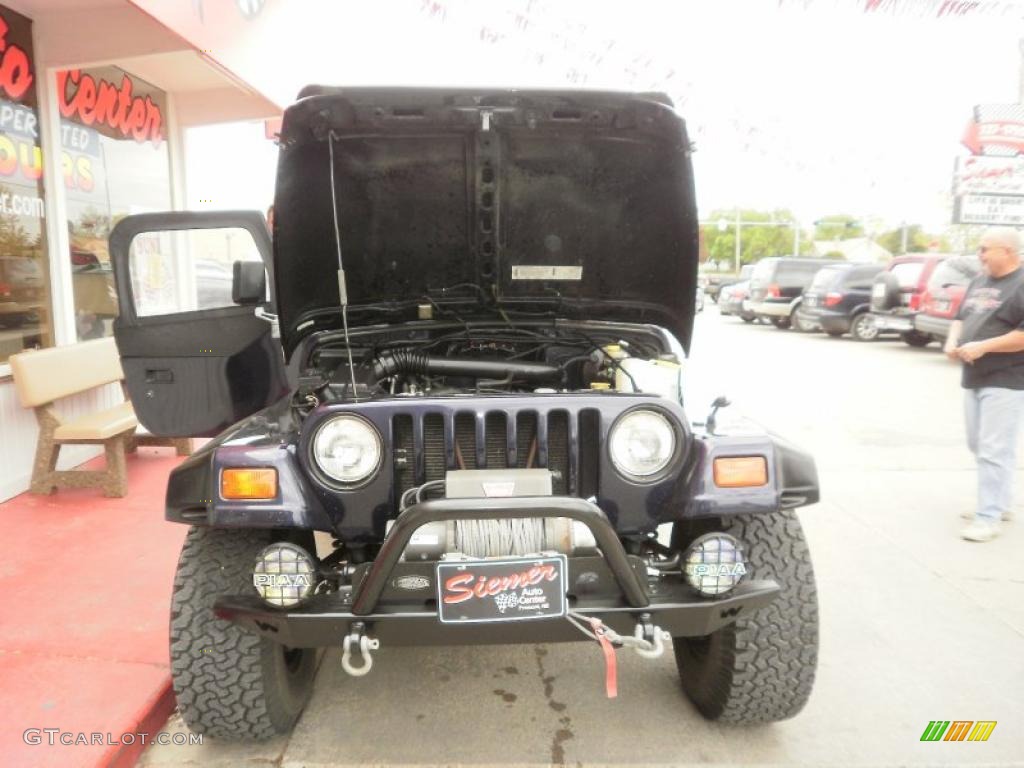 1998 Wrangler Sport 4x4 - Deep Amethyst Pearl / Gray photo #16