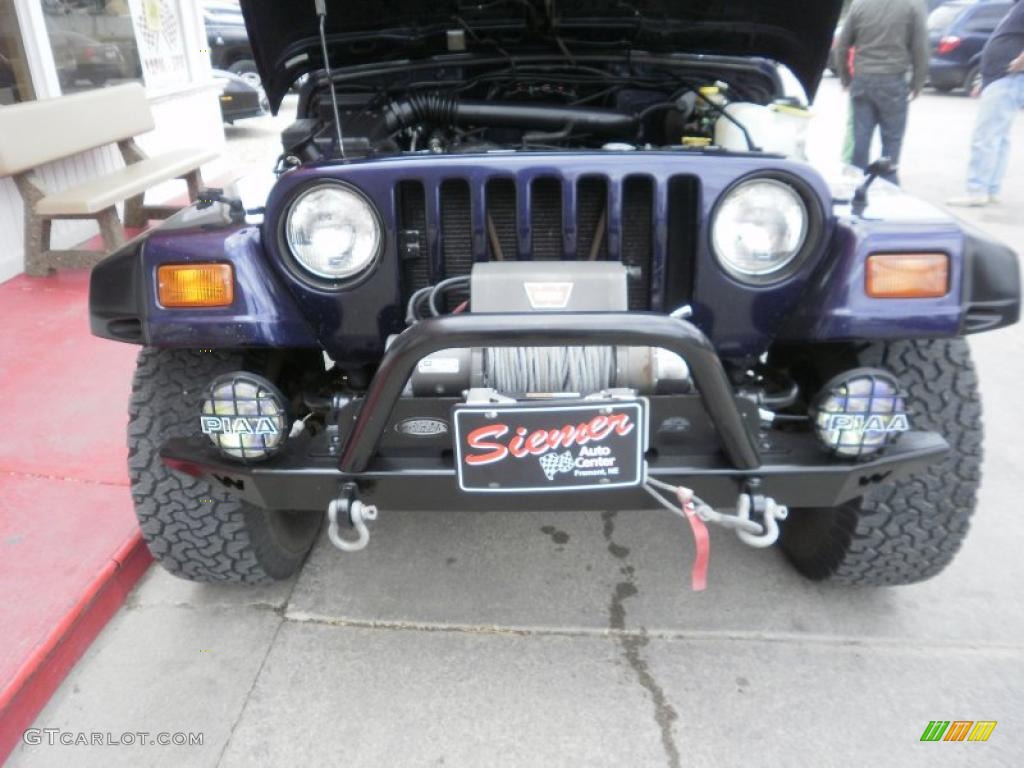 1998 Wrangler Sport 4x4 - Deep Amethyst Pearl / Gray photo #19