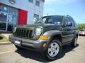 2007 Jeep Green Metallic Jeep Liberty Sport 4x4  photo #1