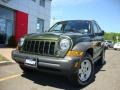 2007 Jeep Green Metallic Jeep Liberty Sport 4x4  photo #3