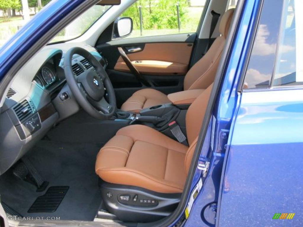 2010 X3 xDrive30i - Montego Blue Metallic / Saddle Brown photo #3