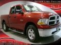 2009 Inferno Red Crystal Pearl Dodge Ram 1500 SLT Quad Cab 4x4  photo #1