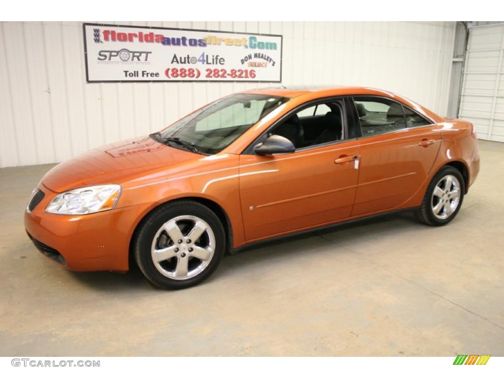 2006 G6 GT Sedan - Fusion Orange Metallic / Ebony photo #4