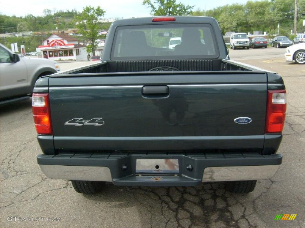 2004 Ranger XLT SuperCab 4x4 - Dark Green Metallic / Flint Gray photo #3