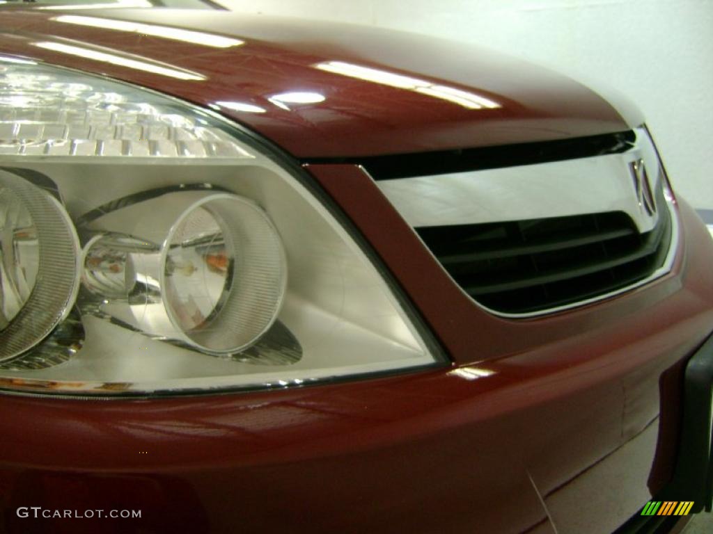 2009 Aura XR - Red Jewel Tintcoat / Gray photo #37