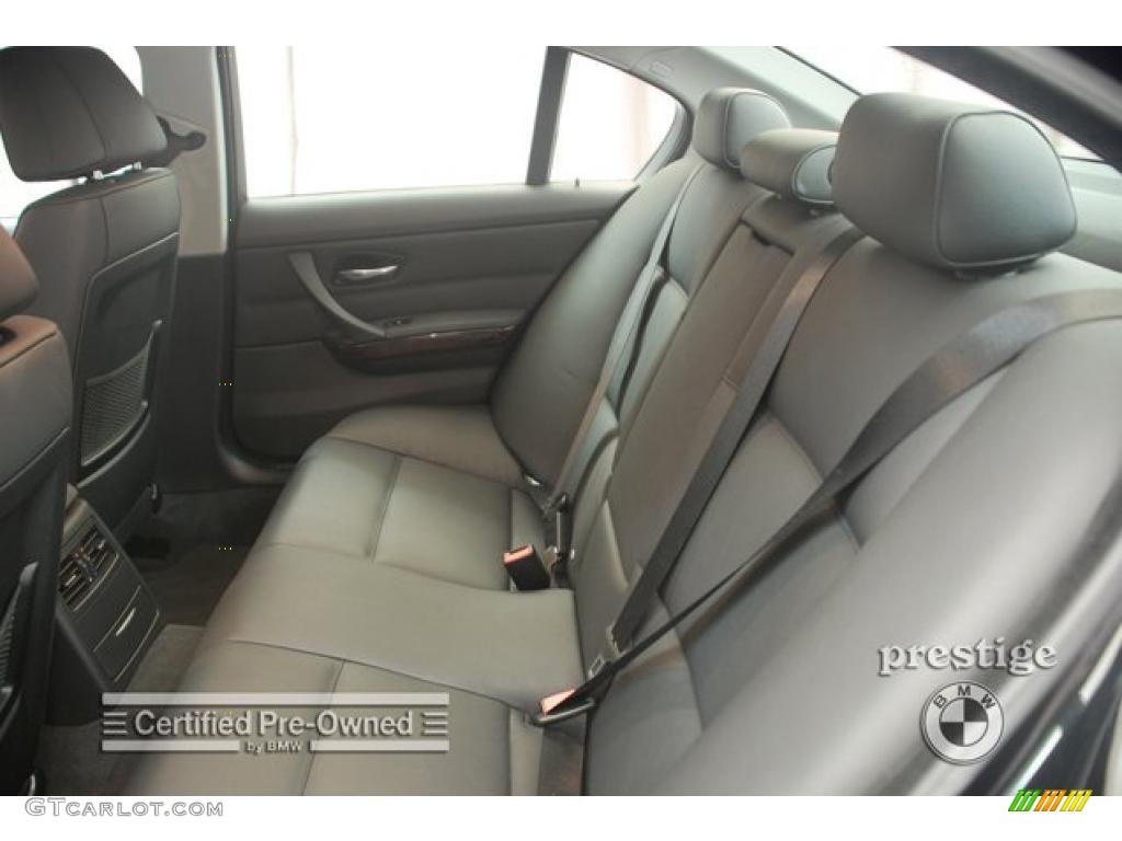 2008 3 Series 328xi Sedan - Jet Black / Black photo #6