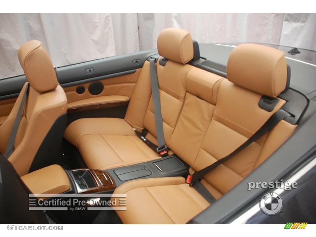 2007 3 Series 328i Convertible - Jet Black / Saddle Brown/Black photo #10