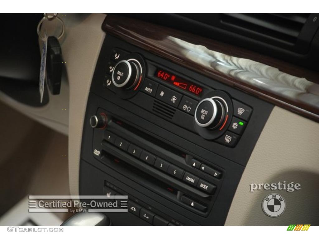 2008 1 Series 128i Convertible - Jet Black / Taupe photo #14