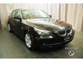 2008 Jet Black BMW 5 Series 528xi Sedan  photo #11