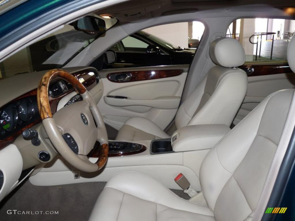 2004 XJ XJR - Jaguar Racing Green Metallic / Sand photo #20
