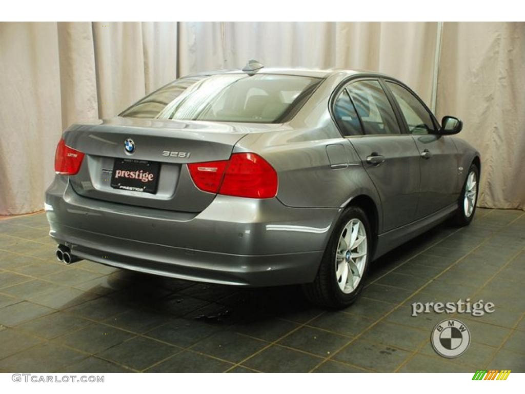 2010 3 Series 328i xDrive Sedan - Space Gray Metallic / Black photo #2