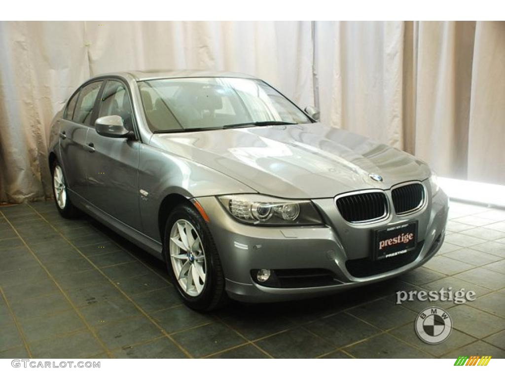 2010 3 Series 328i xDrive Sedan - Space Gray Metallic / Black photo #11