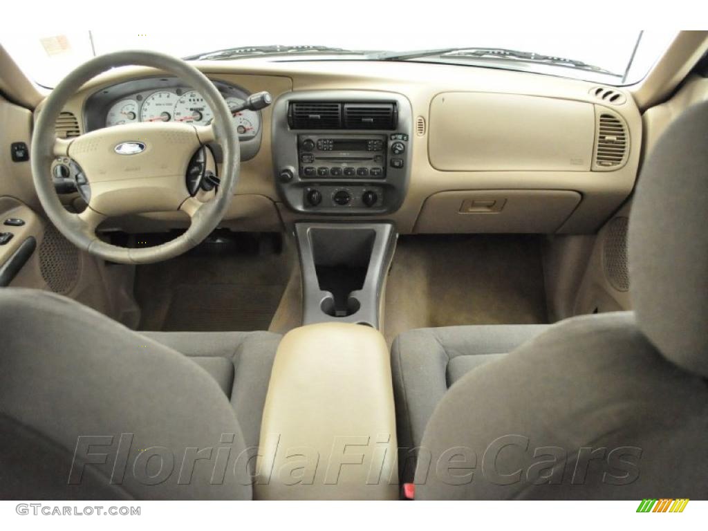 2001 Explorer Sport - Black / Medium Prairie Tan photo #14