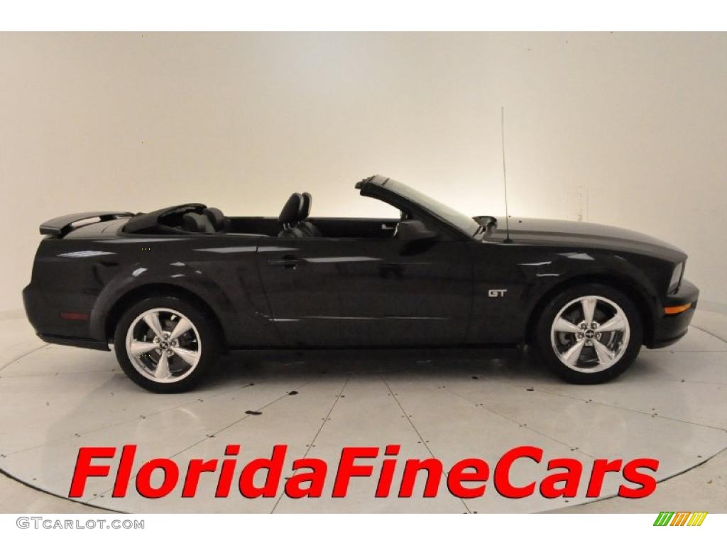 2006 Mustang GT Premium Convertible - Black / Dark Charcoal photo #4