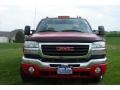 Fire Red - Sierra 3500 SLT Crew Cab 4x4 Dually Photo No. 8