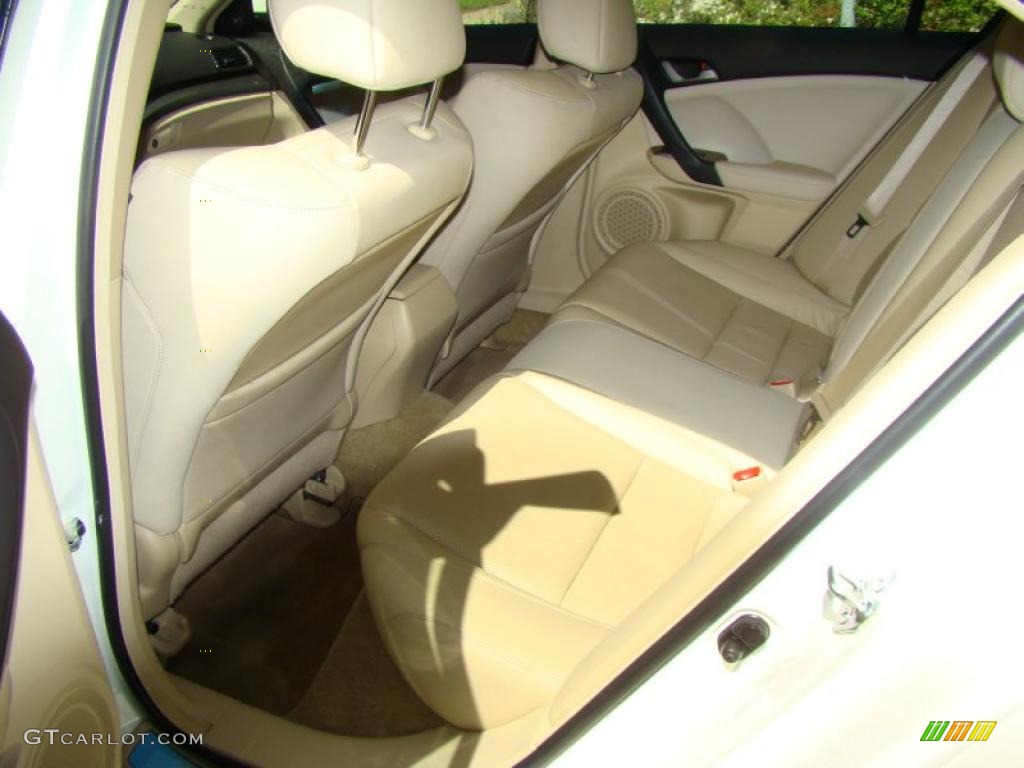 2009 TSX Sedan - Premium White Pearl / Parchment photo #11