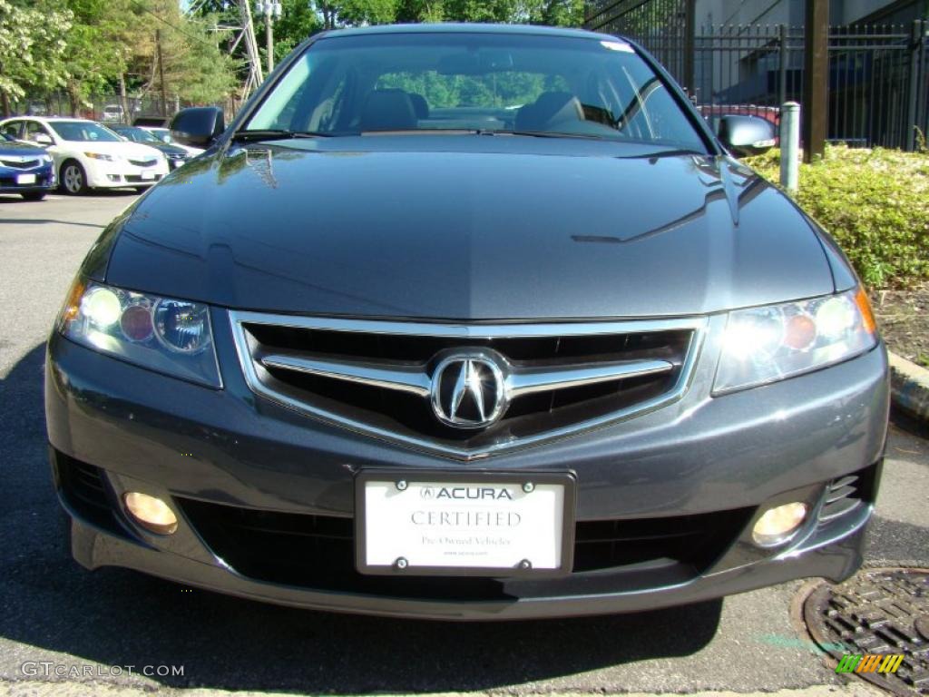 2008 TSX Sedan - Carbon Gray Pearl / Ebony photo #2