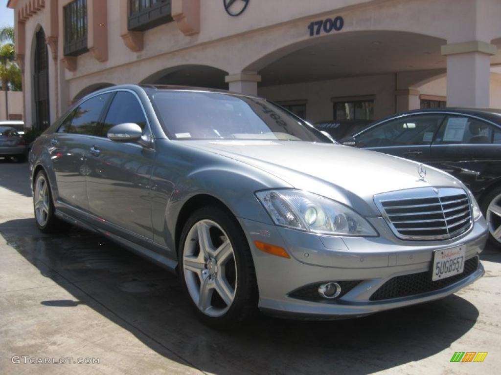 2007 S 550 Sedan - Andorite Grey Metallic / Grey/Dark Grey photo #1