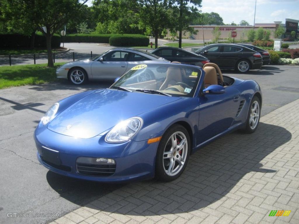 2006 Boxster S - Cobalt Blue Metallic / Sand Beige photo #3