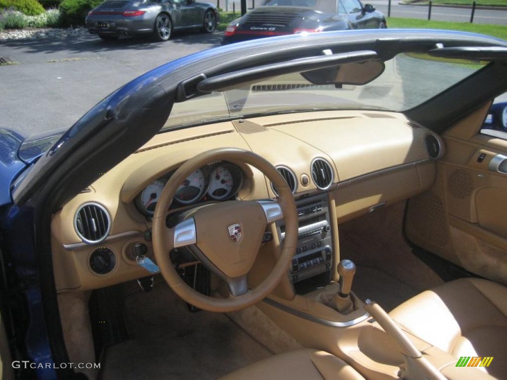 2006 Boxster S - Cobalt Blue Metallic / Sand Beige photo #26