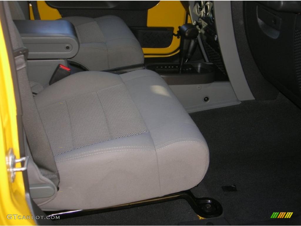 2009 Wrangler Unlimited Rubicon 4x4 - Detonator Yellow / Dark Slate Gray/Medium Slate Gray photo #4