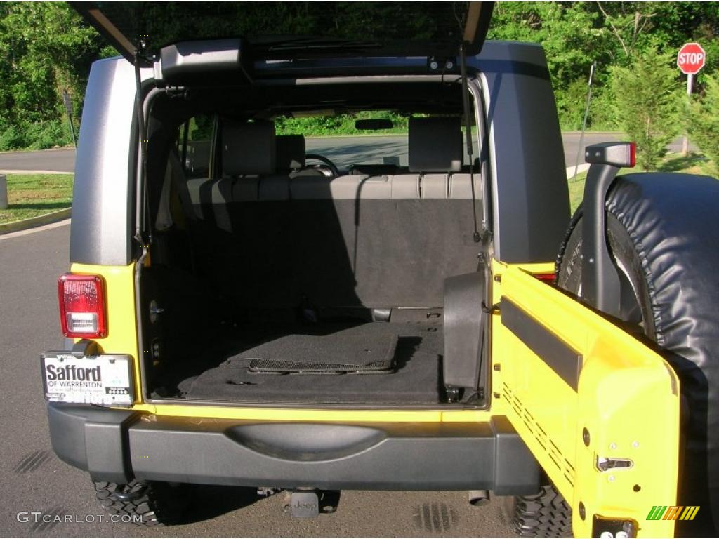 2009 Wrangler Unlimited Rubicon 4x4 - Detonator Yellow / Dark Slate Gray/Medium Slate Gray photo #8