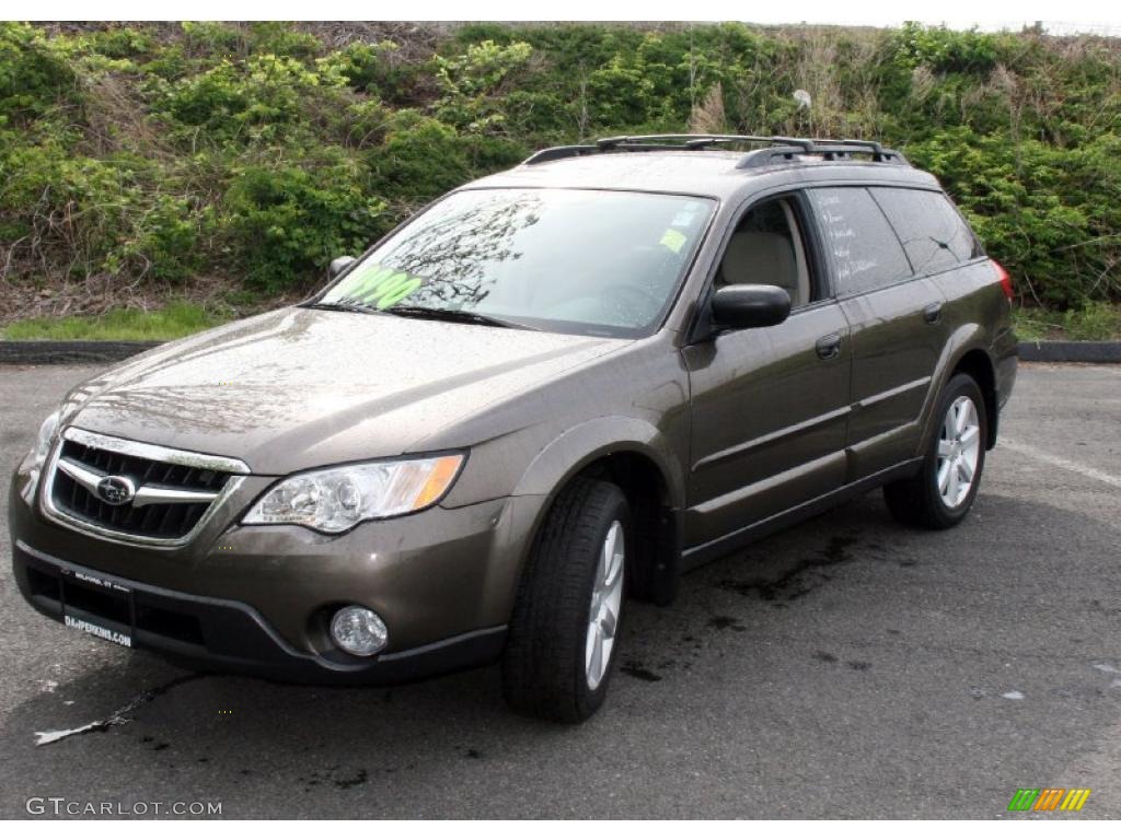 2008 Outback 2.5i Wagon - Deep Bronze Metallic / Warm Ivory photo #1