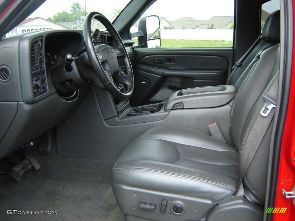 2006 Sierra 3500 SLT Crew Cab 4x4 Dually - Fire Red / Dark Pewter photo #9