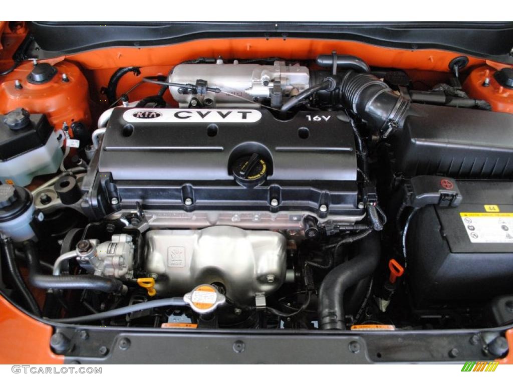 2009 Rio Rio5 LX Hatchback - Sunset Orange / Gray photo #23