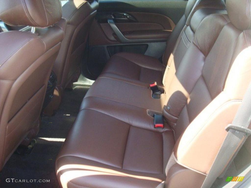2007 MDX  - Aspen White Pearl / Bordeaux photo #4