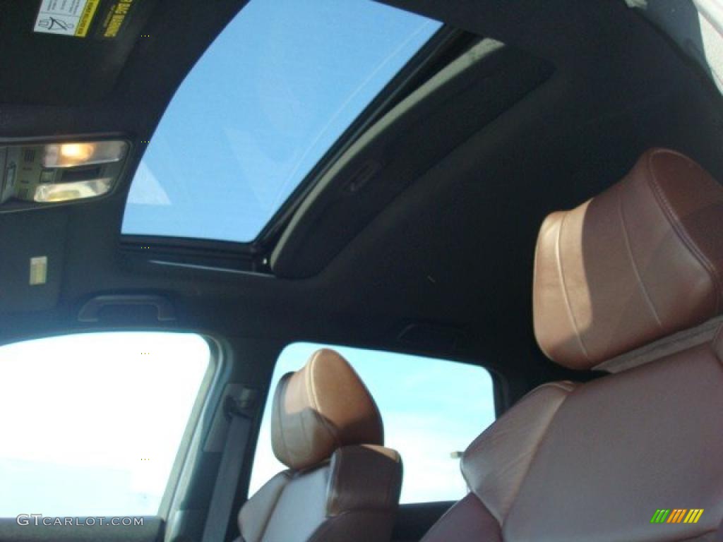 2007 MDX  - Aspen White Pearl / Bordeaux photo #9