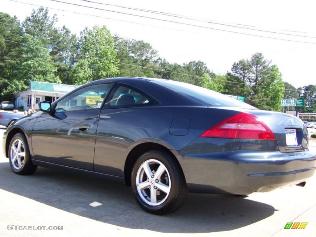 2003 Accord EX-L Coupe - Sapphire Blue Pearl / Black photo #4